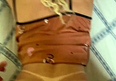 Dude slamming curly slut's tasty pussy