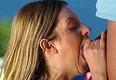 Rebecca Volpetti and Veronica Leal hook up with strangers for vacation dp sex