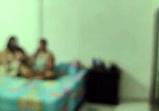 stranger threesome with two big ass teens at valentine's pajama party
