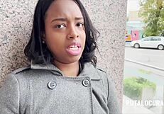 Colombiana Paris swallow all Torbe's cum in dirty Putalocura pillada?