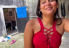 Neighbor offers cash for pounding my tight latina ass in secret deal