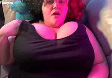 Chubby BBW's Huge Natural Tits Bounce in Girlfriend Missionary POV