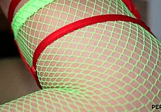 watching liz rainbow's petite redhead body quiver in solo toy ecstasy