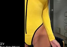 hot tarantino cosplay susy gala sucks dildo shakes ass in horny show
