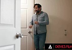 Roommate Catches Addison Vodka Masturbating Turns Cheating Cowgirl Ride