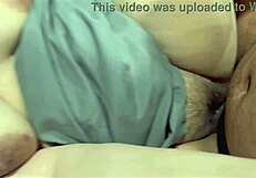 Thai homemade big smooth pussy creampied with cum dripping full while moaning and talking during fuck