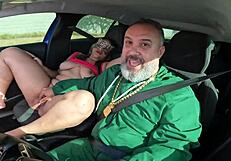 street girl bibi rikelme joins car blowjob spreads wet ass