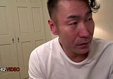 Airi miyazaki delivers sloppy blowjob then takes hardcore pounding from asian stud