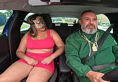 street girl bibi rikelme joins car blowjob spreads wet ass