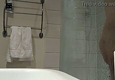 ever caught someone totally unaware in the shower from that perfect hidden spying angle