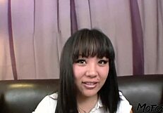 wanna see black haired amateur swallow big cock then take massive facial load?