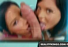 Fit Ebony Teen Chanell Heart Rides White Cock Rough Reality Style