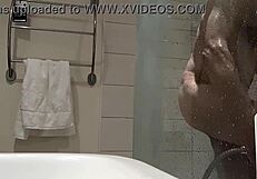 ever caught someone totally unaware in the shower from that perfect hidden spying angle