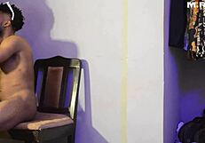 curvy ebony schoolgirl rides big black cock moaning hard
