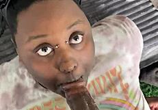 whoa this deepthroat on bbc is going completely insane