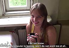 Think a rural chubby brunette teen can handle quickie creampie in her pretty pussy?