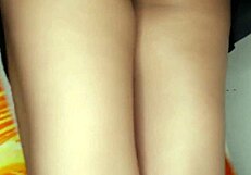 horny stepsis climbs stairs for thick creampie surprise
