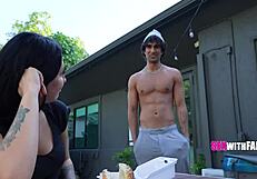Buns Brats and Stepbro Taboo Cheating with Raven Lane's Perfect Young Body