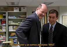 The office 2x2 whore works hard for pov