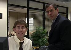 The office 2x2 whore works hard for pov