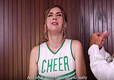 cheerleader winter flynn visits doctor peter