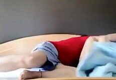 Cheating wife fucks with hubbys friend at home