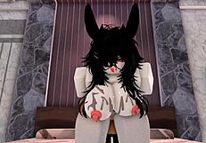 Bunny girl tried to tease me so i breed her rough fan request 5 second part roblox