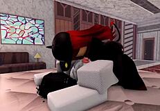 Bunny girl tried to tease me so i breed her rough fan request 5 second part roblox