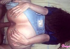 Pawg latina with big ass gets hard doggystyle fuck from behind