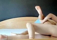 Cheating wife fucks with hubbys friend at home