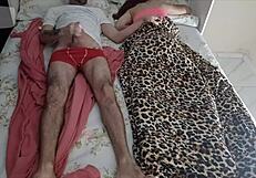 Older man tricks visitor into bed share