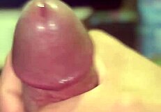 edging my fat cock until i cum everywhere