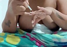 Colombian Wife Rejects Husband During Nail Care