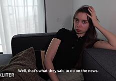 They cut off the internet again so she gets rough quickie