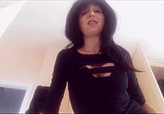 stripper girl is embarassed cause she farts while she dance