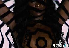 Ebony milf ana foxxx shows petite body