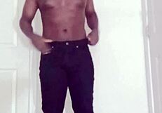 llamasr takes off jeans to get naked