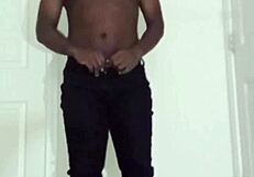 llamasr takes off jeans to get naked