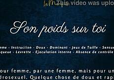 Son poids sur toi - french audio porn for women