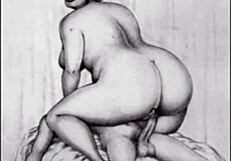 Vintage Erotic Art Display