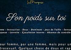 Son poids sur toi - french audio porn for women