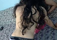 Hot punjabi indian couple masturbating each other when home alone dirty talking in hindi