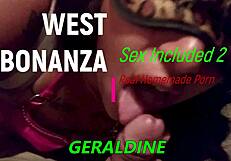 Geraldine Sucks Cock And Swallows Cum In Dj Booth
