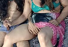 Hot punjabi indian couple masturbating each other when home alone dirty talking in hindi