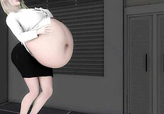 Secretary belly inflation
