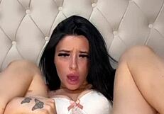 Teen american exchange student solo masturbation