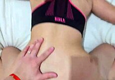 Morena fitness gets fucked after gym