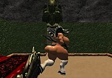 gladiator dominates with his monster cock and big ass