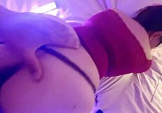 madrastra latina de cameltoe gigante se folla a su hijastro
