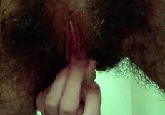 hairy pussy and asshole get fucked hard